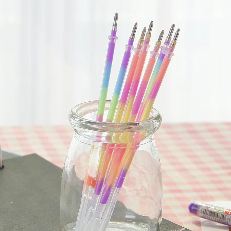 Гелевая ручка 4 шт./компл. 6 в 1 шт. | Канцтовары для офиса и дома