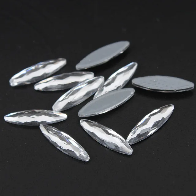 Long Horse eye3x11mm Новинка! AAA Класс высокого качества с украшением в виде кристаллов прозрачные 30/100 шт. 30 форма не требующей горячей фиксации/клея на Стразы для ногтей, одежды - Цвет: Long Horse eye3x11mm