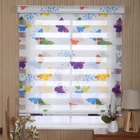 Высококачественные современные шторы-бабочки DIHIN HOME с принтом зебры, шторы Rollor, шторы на заказ, бесплатная доставка