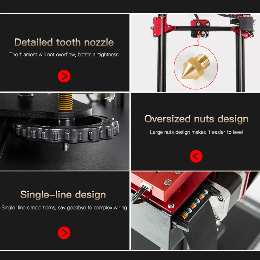 3d принтер CR-10/CR-10S/CR-10S4 самостоятельная сборка 3D DIY принтер наборы с алюминиевой рамкой и детектор нити включает 2 кг нити