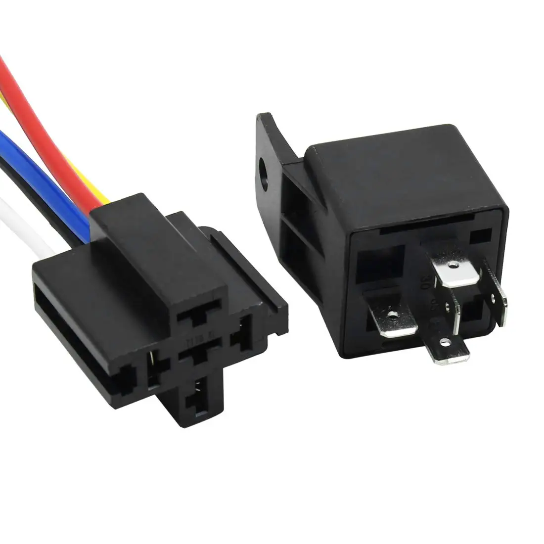 X Autohaux 48V DC 40A SPDT автомобильное реле 5 Pin проводов w/жгут разъем | Автомобили и