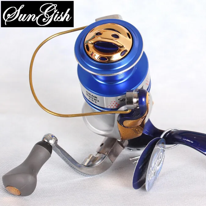 Тип 6000 Бесшовных Катушка 13 Оси Металлические Колеса Голову Металлический