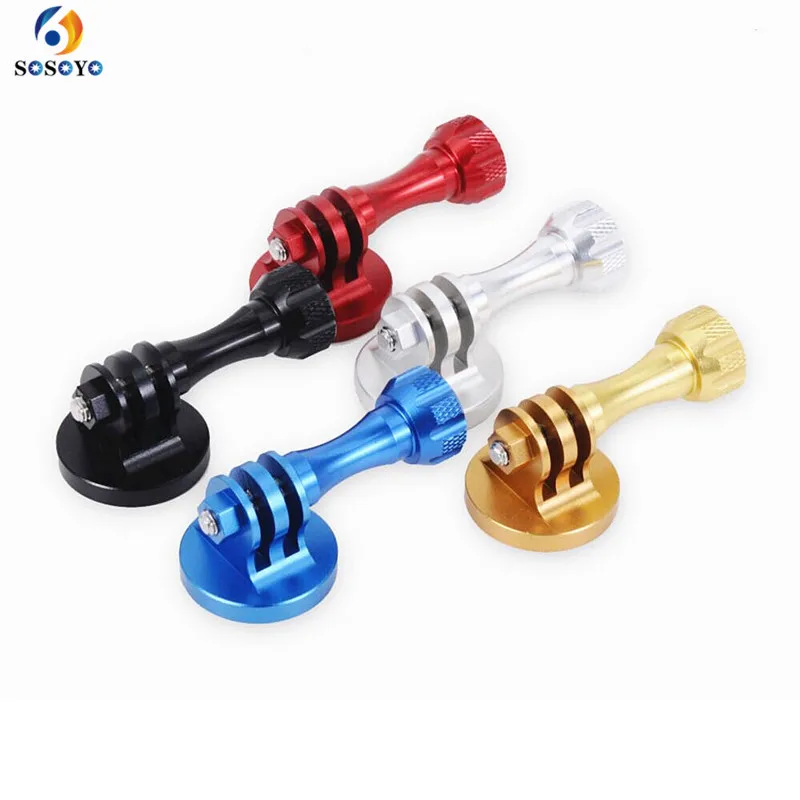 Алюминиевый винтовой адаптер для штатива + винтовая гайка Gopro Hero 8 7 6 5 4 Sjcam Xiaomi Yi Dji