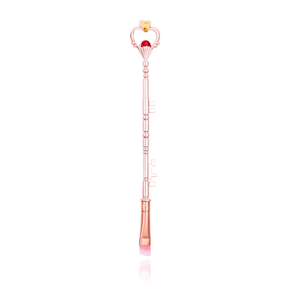eyebrow brush Классические аниме Сейлор Мун кисти для макияжа с металлической ручкой основа для макияжа пудра Румяна размазывание шейдер многофункциональная кисть инструмент для красоты - Handle Color: eyebrow brush