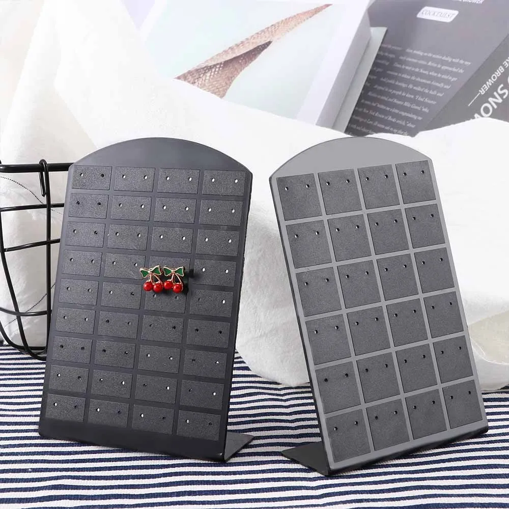 Пластиковый Чехол для сережек 24/36 пар подставка органайзер демонстрационный