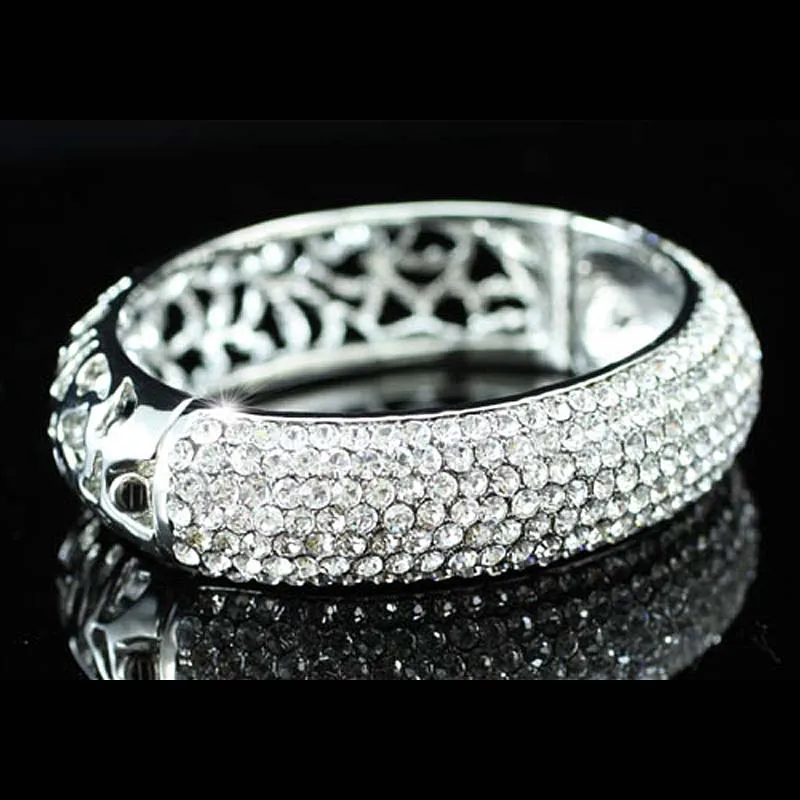 Винтажный стильный браслет для свадьбы вечеринки конкурса с блестящим