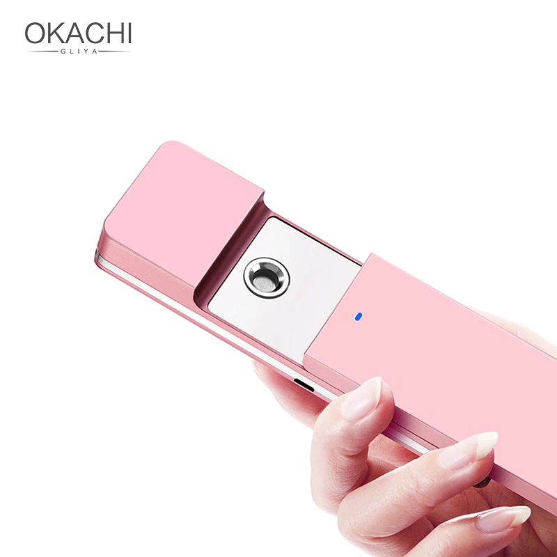 

Portable Nano Facial Mist Spray Hydrating Refresh Soft Skin Mister Mini Humectant Beauty Skin Care Tool Water Spa OKACHI GLIYA