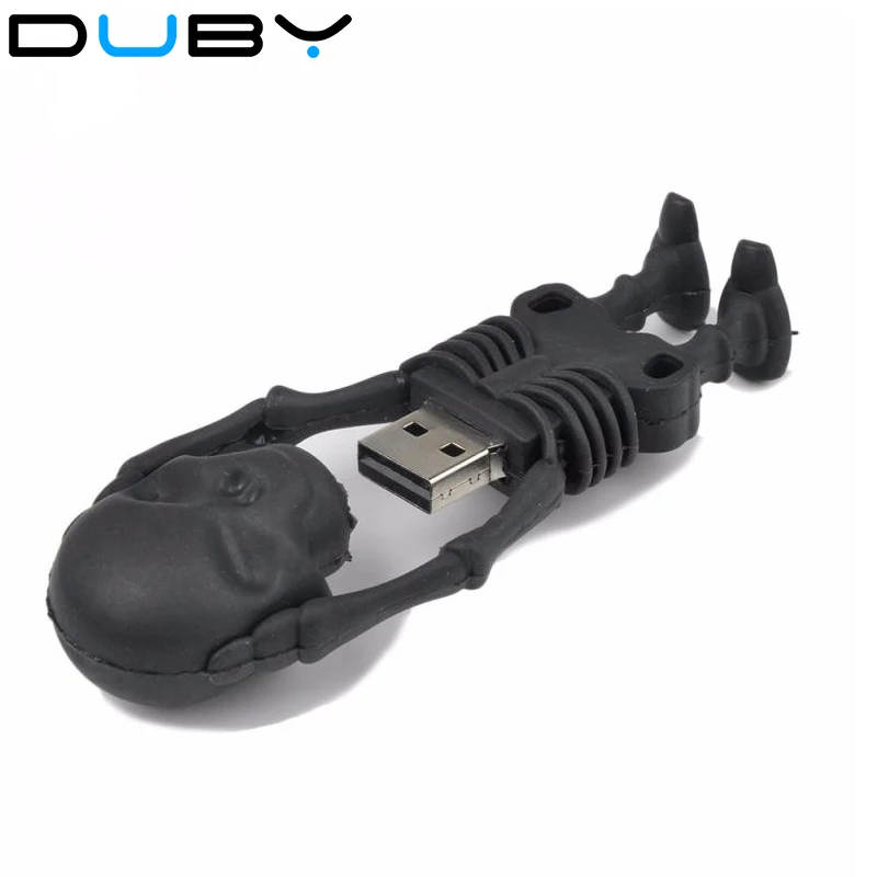 Новое поступление модный креативный usb флеш-накопитель с черепом 100% МБ 1 ГБ 2 8 16 32 64