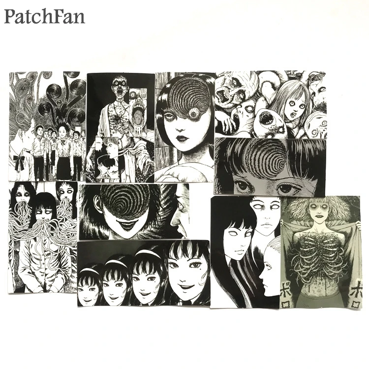 Patchfan 10 шт. чтомые забавные 90 s винтажные Переводные картинки для скрапбукинга детская игрушка «сделай сам» для телефона на компьютер, мотоцикл, Водонепроницаемый наклейки A1707