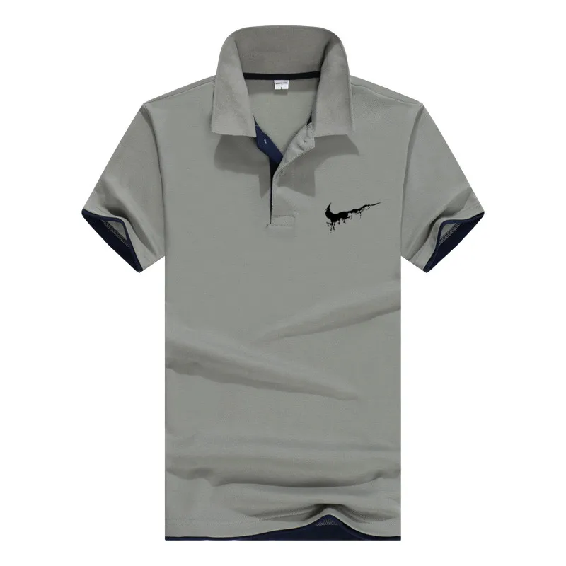 Мужские рубашки поло ew 2018 мужские Плюс Размер M-3XL осень зима Брендовые с длинным