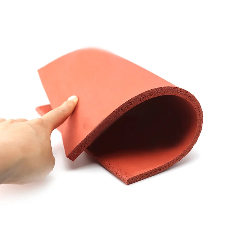 Красный Силиконовый пенопластовый коврик с высокой термостойкостью силиконовый