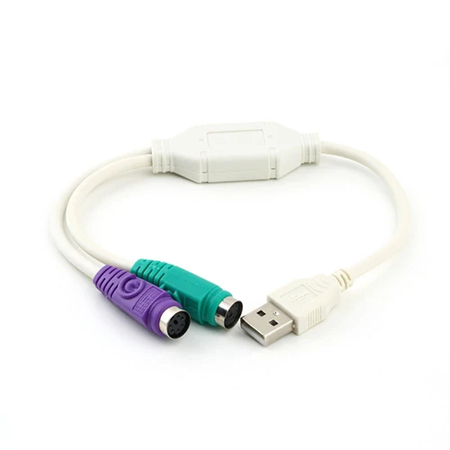 30 см USB папа к двойному PS/2 Женский конвертер адаптер кабель для мыши клавиатуры |