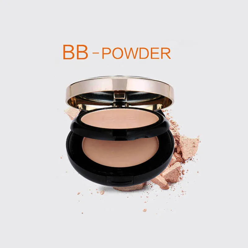 Brand Natural Make Up Base Face Powder Foundations Oil-control Brighten Concealer Whitening BB Pressed Cosmetics |