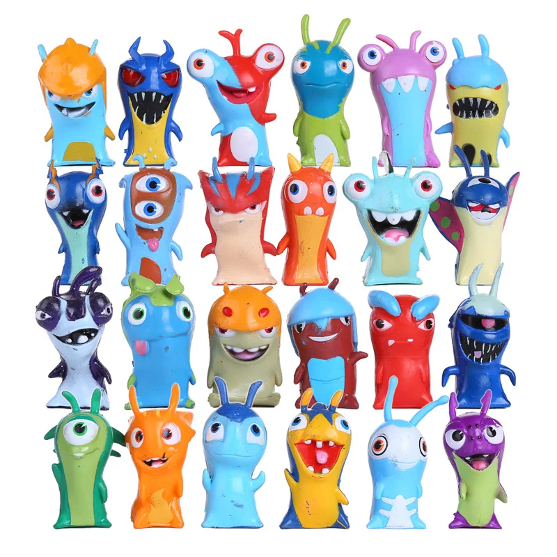 Экшн фигурки Slugterra 24 шт./компл. игрушка 5 см мини аниме игрушки куклы слизги