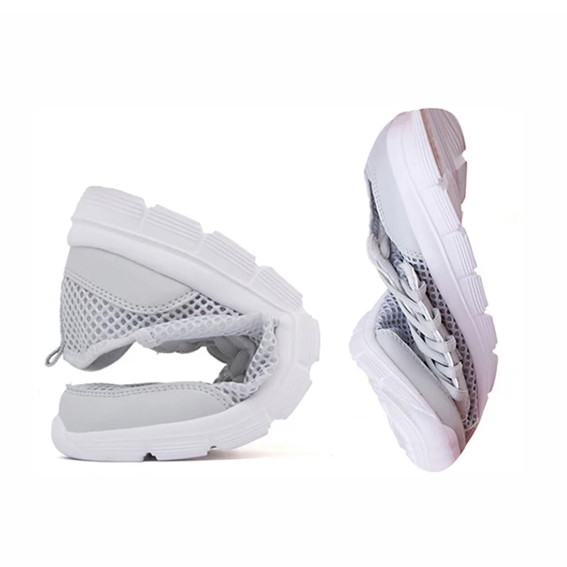 UPUPER 2019 Summer Men's Shoes Breathable Casual Men Fashion Comfortable Lace up Outdoor Sneakers Plus Size 35-48 | Обувь