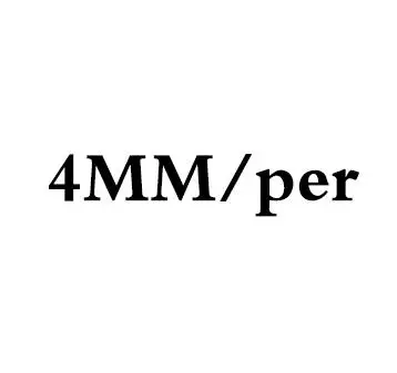 4mm Твердые 14 к белое золото 0.5ct 1ct EF Push Back серьги-гвоздики Тест Положительный Муассанит алмаз для женщин - Цвет камня: 4mm