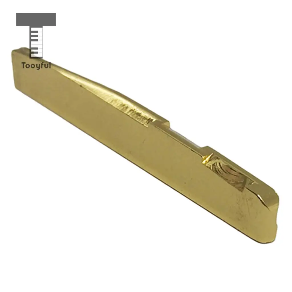 Tooyful латунные мостовые штифты Peg Saddle Nut Набор для 6-струнных аксессуаров