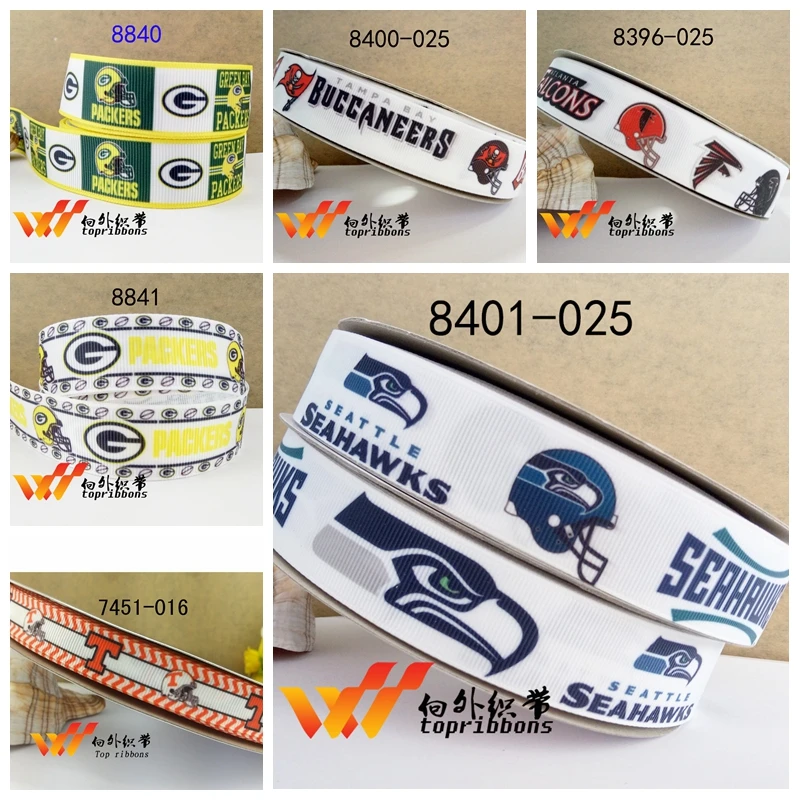50 ярдов в Размер спортивная лента напечатанная grosgrain лента 8401