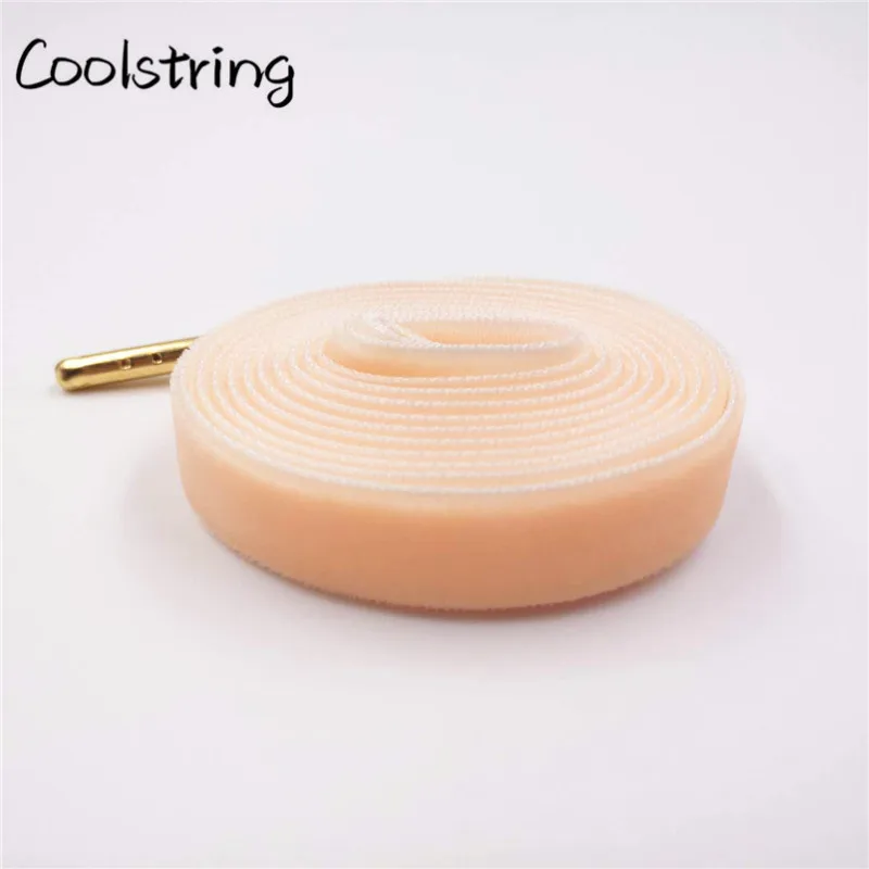 Coolstring/60-180 см; длина 1,27 см; ширина; бархатные шнурки для женщин и мужчин; цвет черный, белый; цветные спортивные повседневные ботинки; обувь на шнуровке