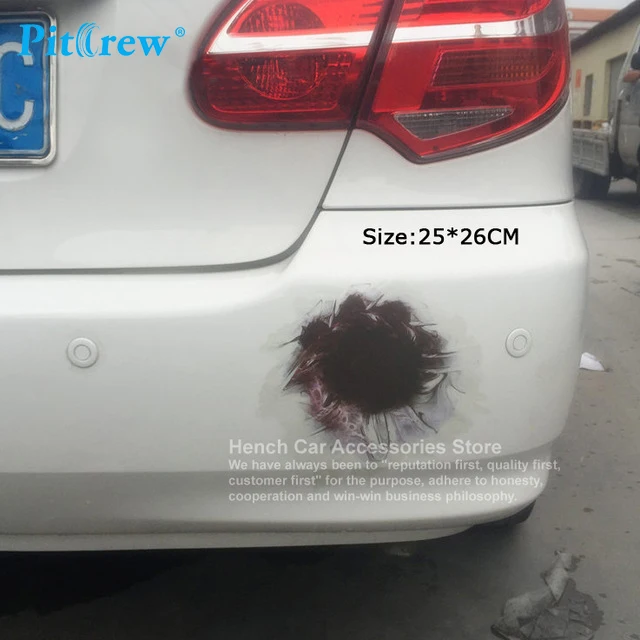 Мульти Стиль смешной 3D автомобиль Стайлинг наклейки с монстрами черная дыра