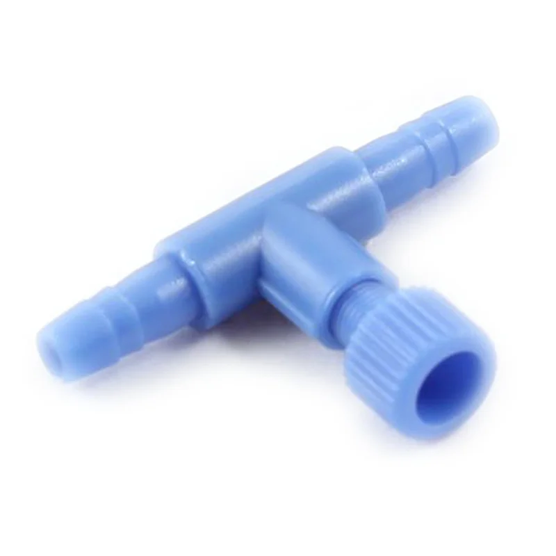 

10pcs/lot Blue Plastic 2 Way Aquarium Air Pump Control Valves Fish Tank Oxygen Pump Air Flow Adjustable Controller