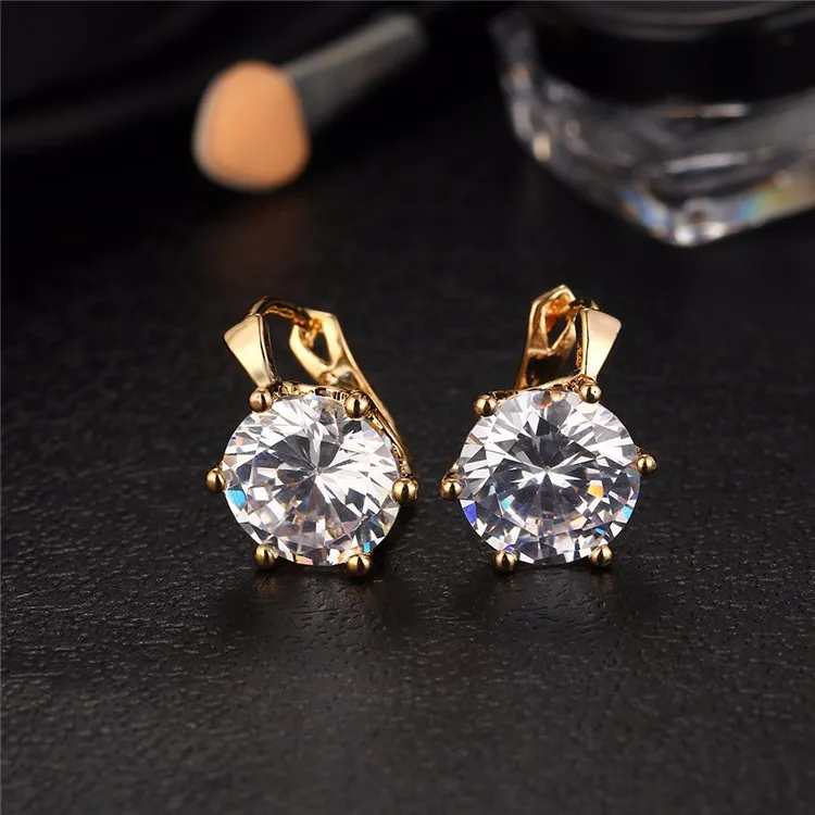 17 КМ Новая Мода Заявление bijoux 7 Цвет Винтаж Панк Серебристый Цвет Хрустальный Цветок Серьги Стержня для Женщин Свадьба Любовь серьги