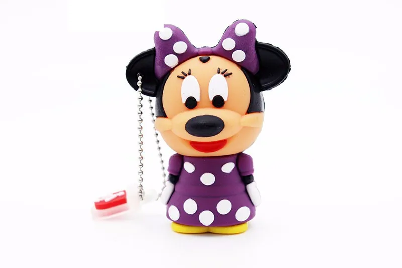 JASTER милый Микки Минни Маус USB флеш-накопитель Флешка 4 ГБ 8 ГБ 16 ГБ USB флешка Внешняя память накопитель 6 цветов