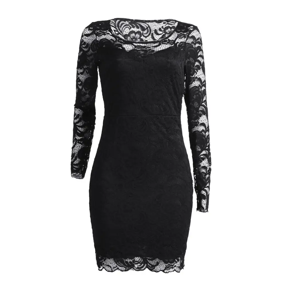 Женское элегантное вечернее платье с длинным рукавом летнее Прозрачное