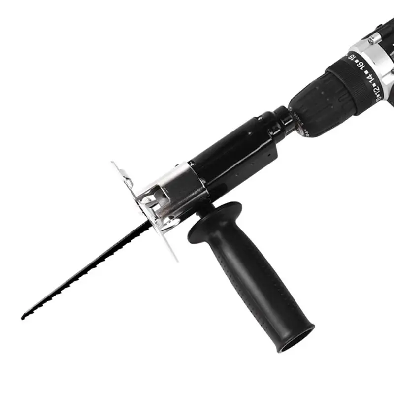 Reciprocating Saw Attachment Change Electric Drill Into Jig Metal File For Wood Cutting | Инструменты