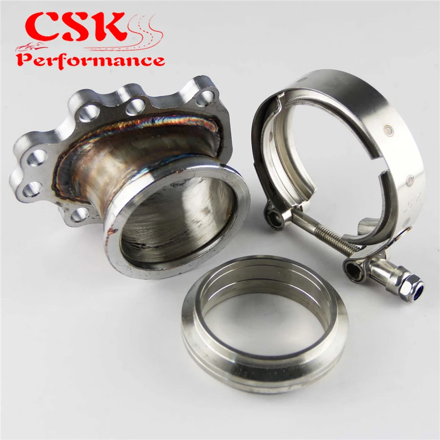2 5 &quotv хомут из нержавеющей стали + 63 мм турбо дамп труба для T8 T2 T25 T28|steel stainless|pipe