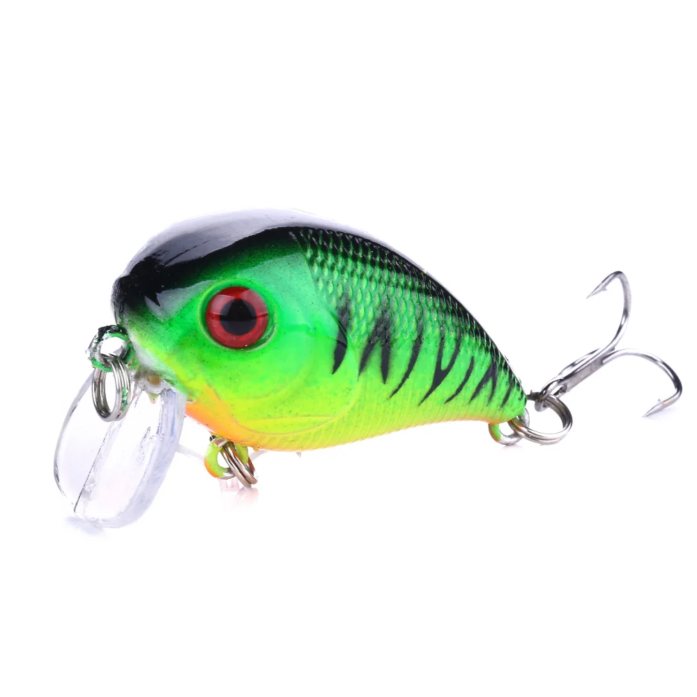 

HENGJIA 1pcs 4.5cm 7.3g Crankbait Fishing Lures Wobblers Hard Baits Minnow Fishing Tackle