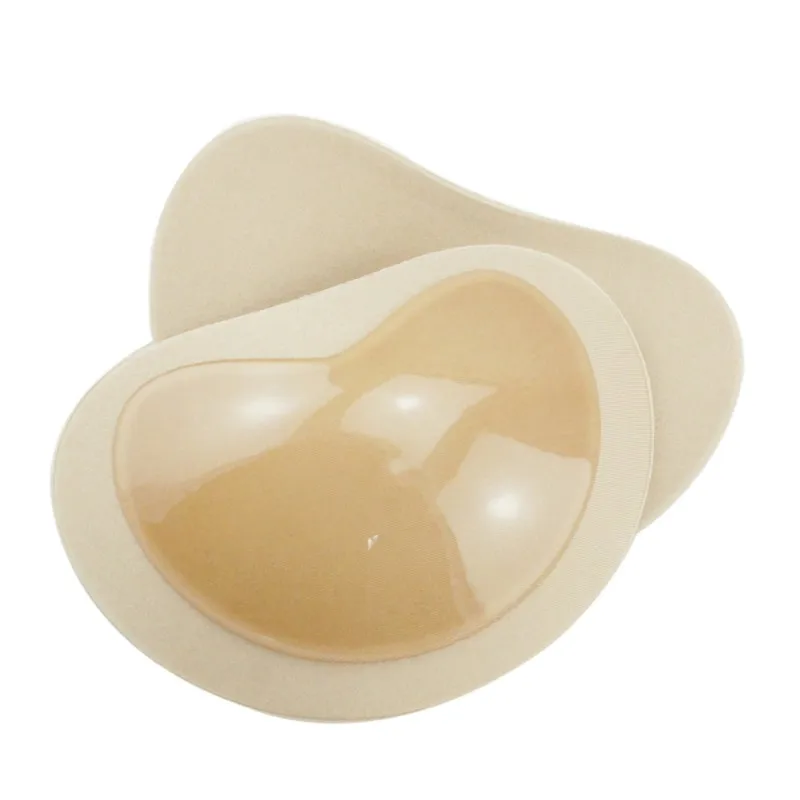 1Pair Invisible Heart Padding Magic Bra Insert Pads Push Up Silicone Adhesive Breast Enhancer Bikini For Women Swimsuit |