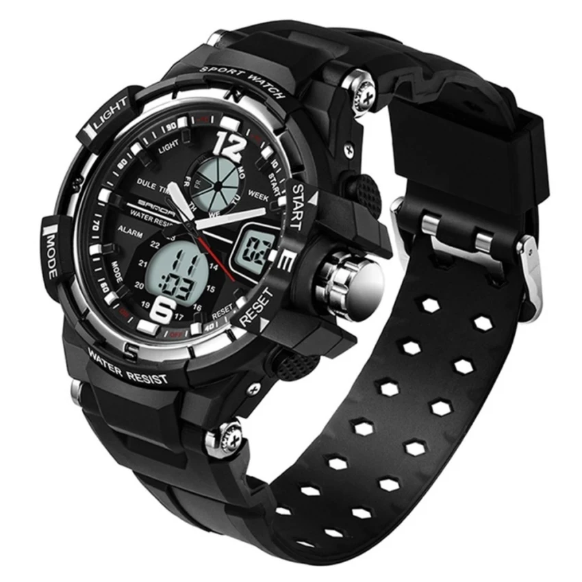 Мужские часы SANDA модные мужские G Shock водонепроницаемые спортивные военные