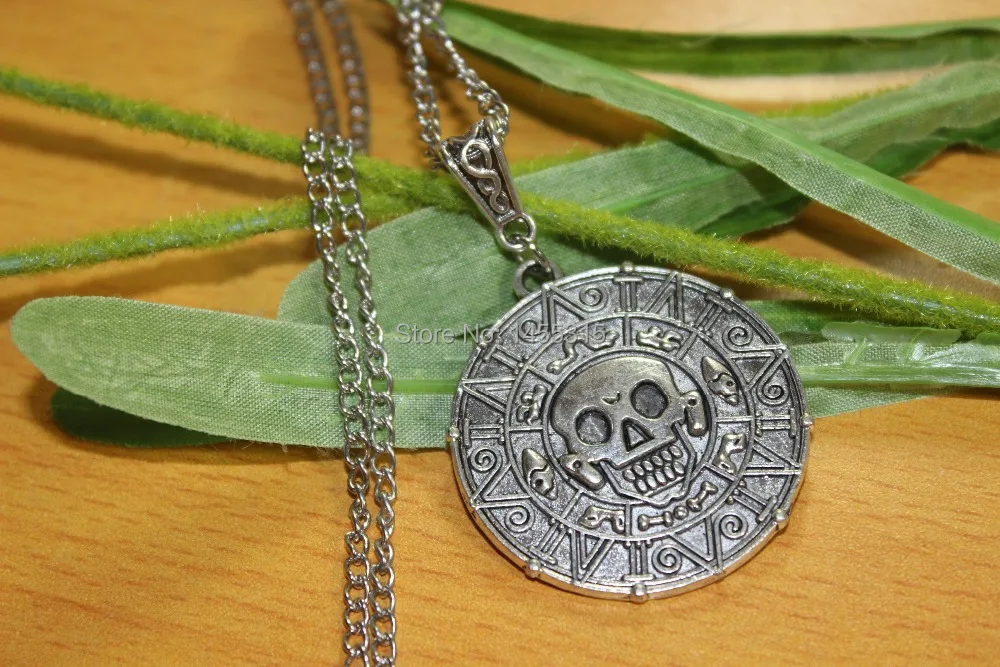 Pirates of the Caribbean Coin Pendant Necklace-Cursed Pirate Doubloon Necklace | Украшения и аксессуары