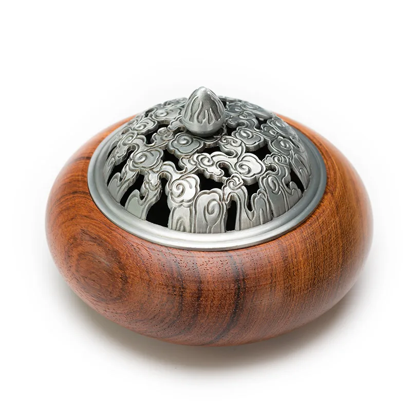 Деревянные курильницы PINNY вьетнамская катушка из розового дерева курильница