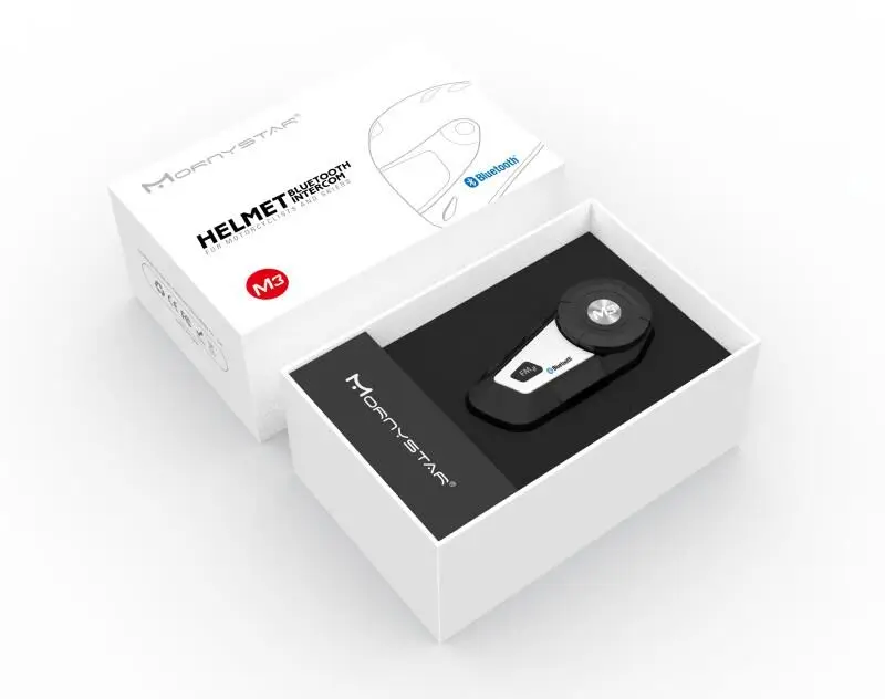 MORNYSTAR мульти-функциональный MP3 FM голосовых команд Bluetooth мотоциклетный шлем Проводная гарнитура с Bluetooth соединение с двухстороннее радио