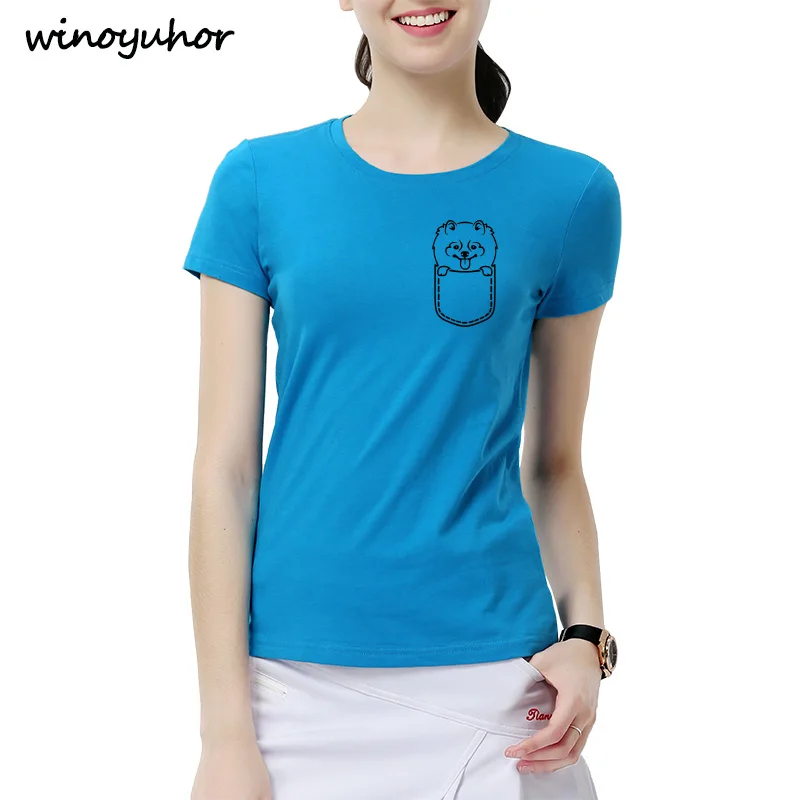 Футболка женская хлопковая с коротким рукавом и о-вырезом | Женская одежда