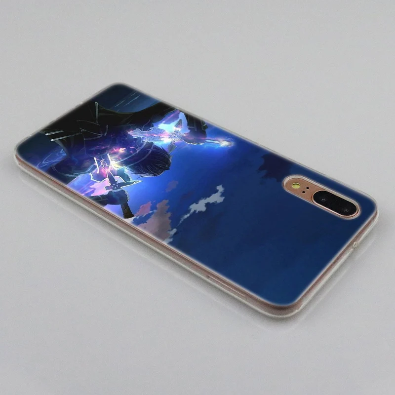 Hot Anime Sword Art Online Silicone Case for Huawei P30 P20 P10 P9 P8 Lite 2017 Pro Mini P Smart 2019 Plus Fashion Cover | Мобильные