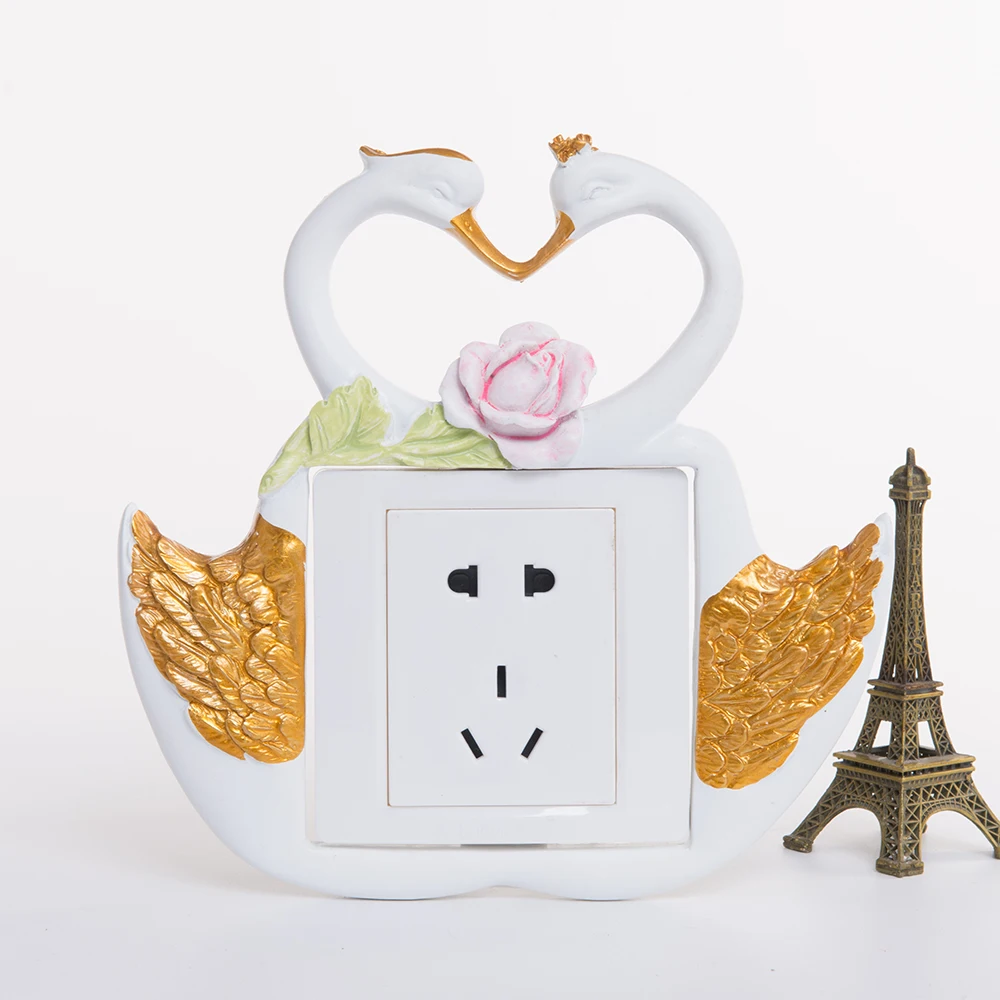 Европейская идиллическая смоляная рамка переключателя без настенный