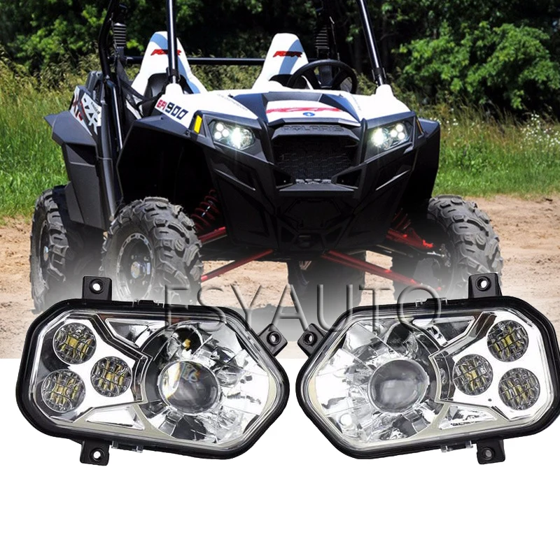 2pair ATV Accessories UTV LED Headlight kit Lamp for Polaris Razor 1000 2014-2016 RZR XP 4 2016 TURBO | Автомобили и мотоциклы