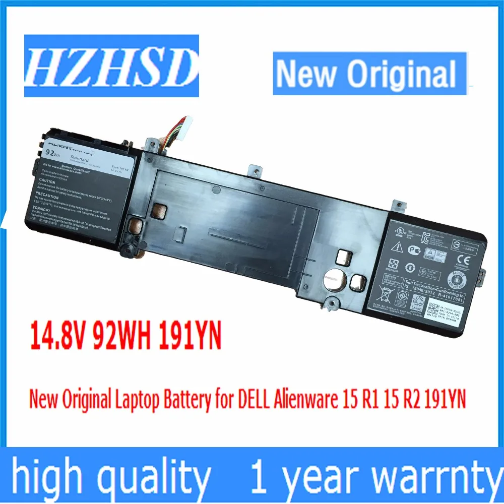 Новый оригинальный аккумулятор 14 8 в 92WH 191YN для ноутбука DELL Alienware 15 R1 R2