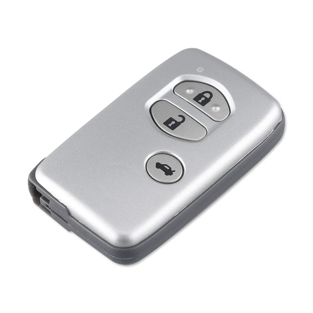 KEYYOU 3 кнопки дистанционного ключа автомобиля чехол для Toyota Camry Highlander VIOS Yaris Prado Crown