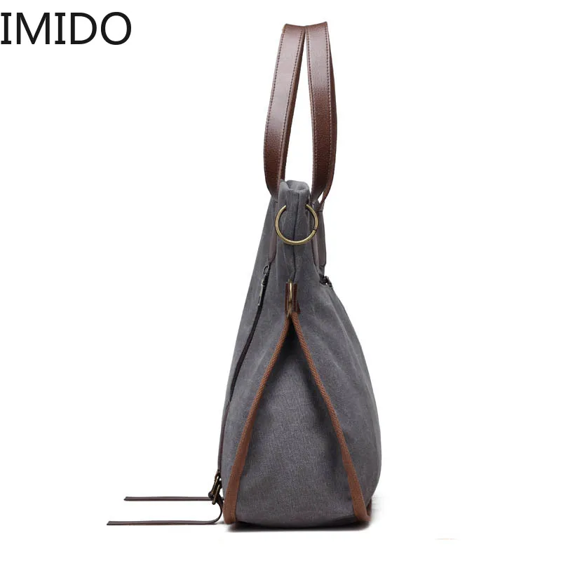 IMIDO Большая вместительная женская сумка на плечо известных брендов высокого