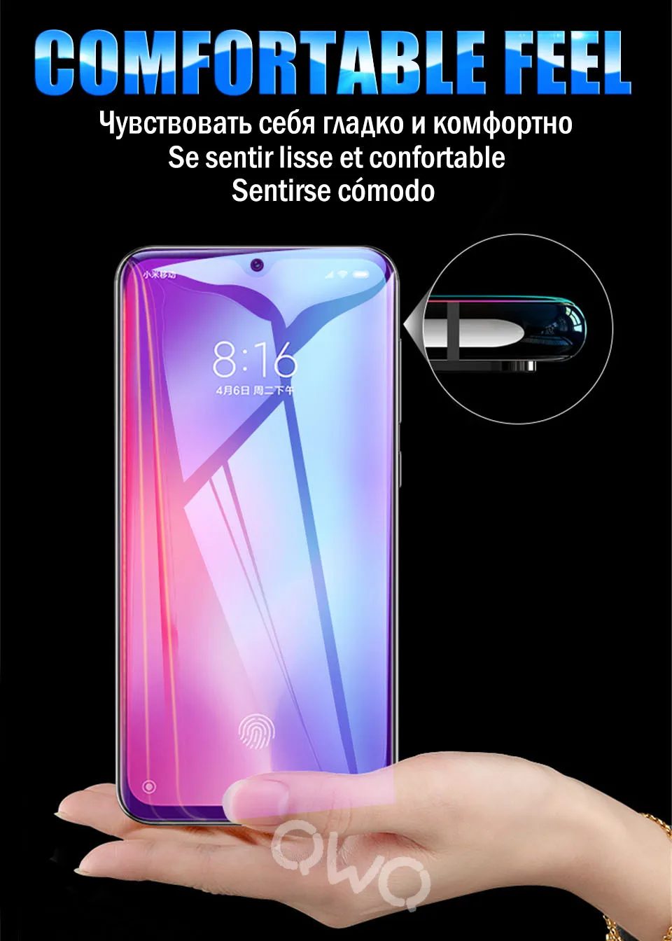 20D голубой свет гидрогель гидрогелевая пленка для xiaomi mi 9 se 9t 8 lite mi x 3 2S стекло на протектор экрана гидрогелевая для xiaomi mi A3 Lite A2 mi 9 a1 защитная пленка