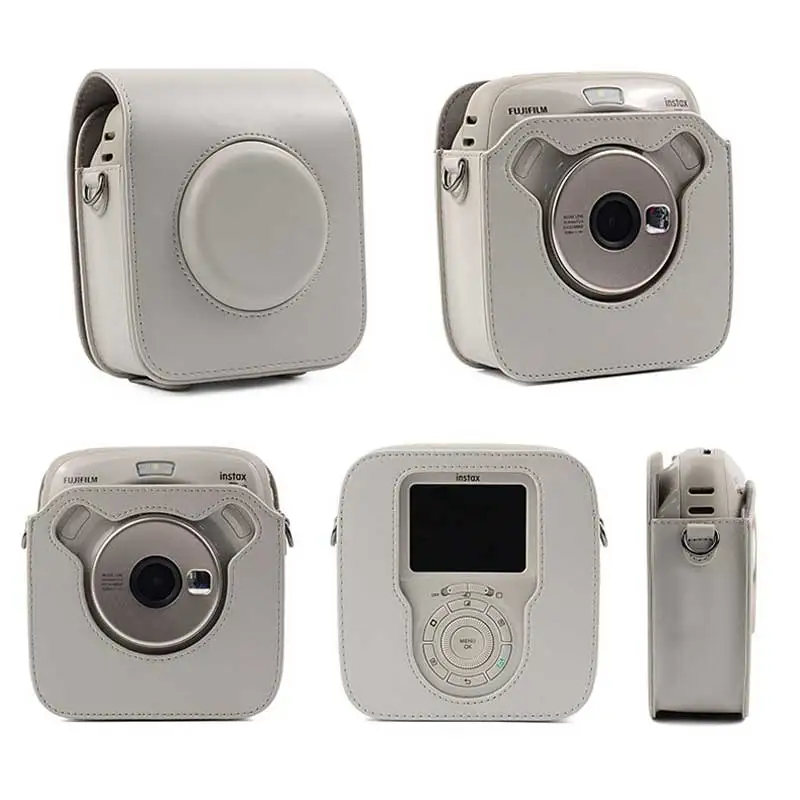 Винтажный чехол из искусственной кожи для камеры FUJIFILM Instax SQUARE SQ20 SQ10 защитный с