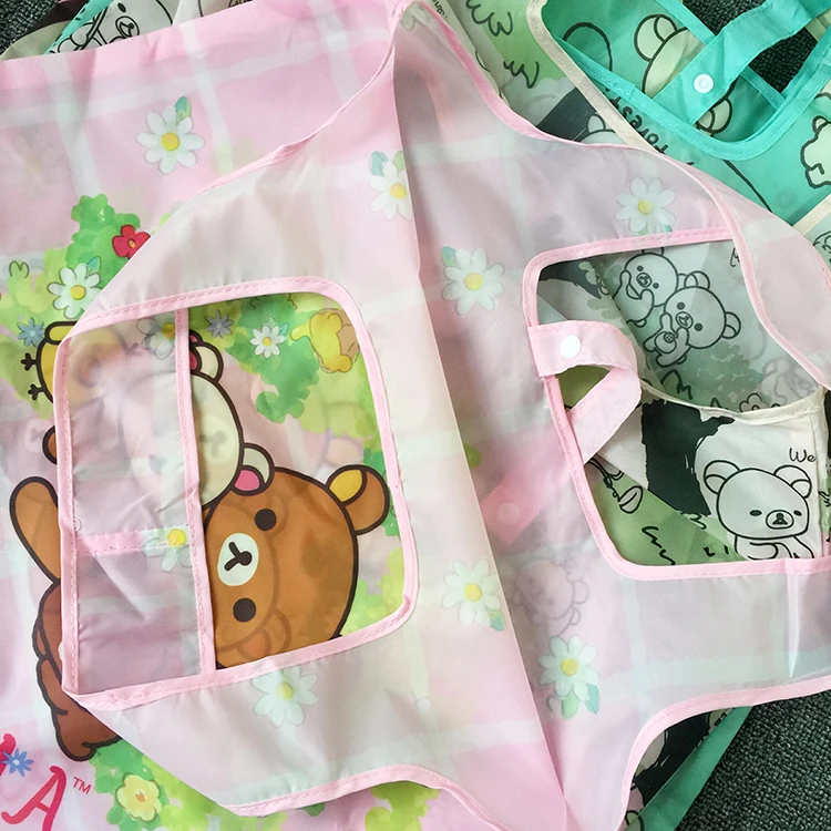 Милый мультфильм Rilakkuma Медведь Уши большие складные многоразовые хозяйственные сумки складной эко шоппер сумка большая продуктовая сумка