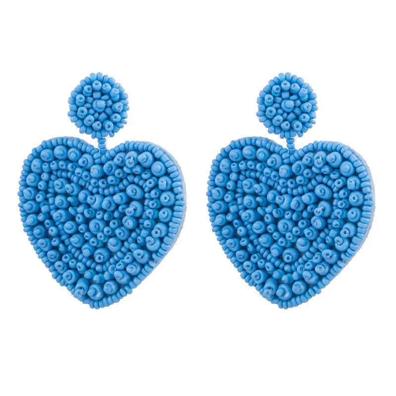 E1223 Blue Oorbellen серьги для aretes largos Барокко Большие длинные серьги для женщин pendantes рождественские висячие серьги с кристаллами - Окраска металла: E1223 Blue