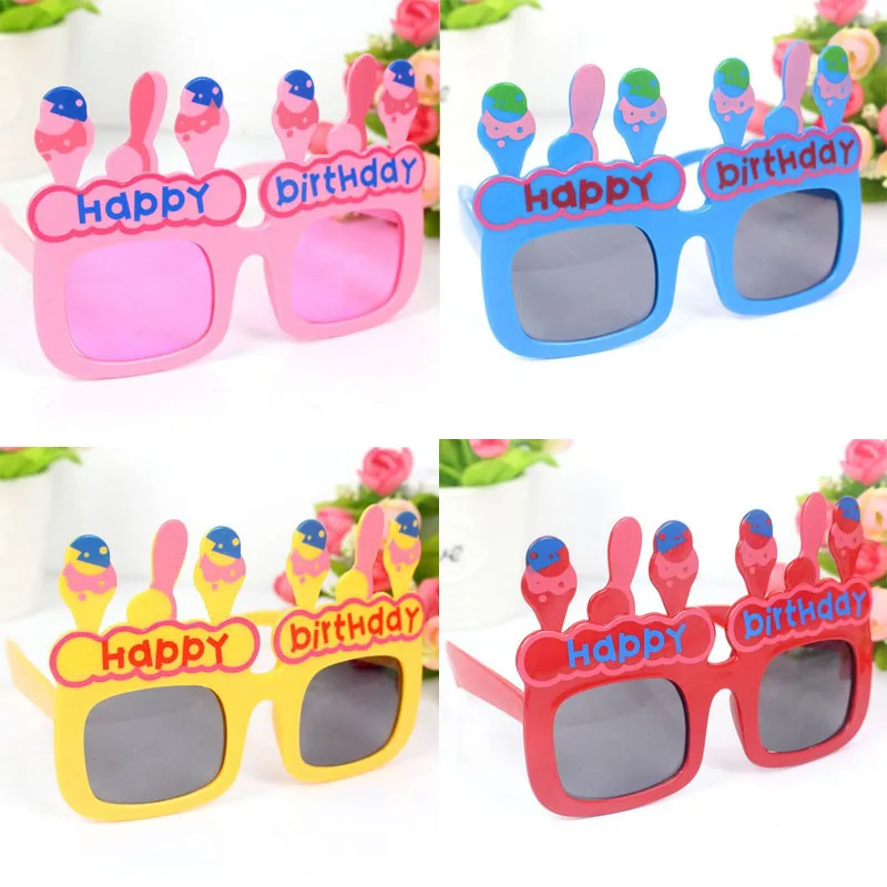 Kids Cute Cartoon Glasses Frame Happy Birthday Candle Eye Children Party Favors Gift Christmas Halloween|christmas christmas|christmas giftschristmas