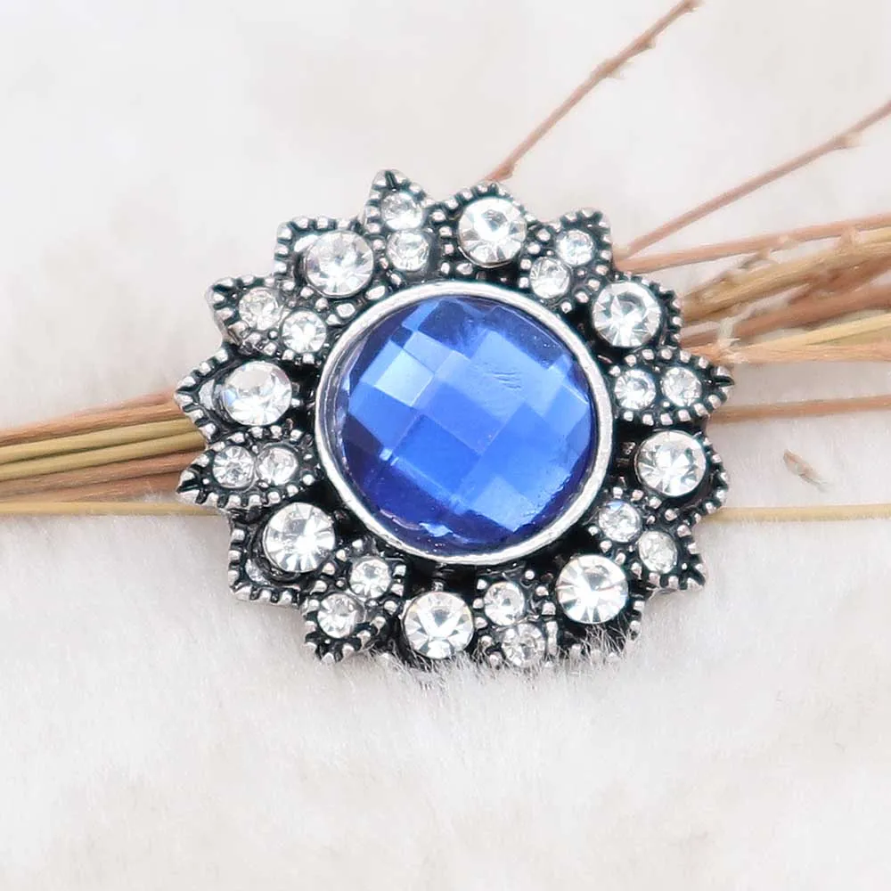 2019 винтажная Высококачественная 18 мм разноцветная металлическая кнопка с