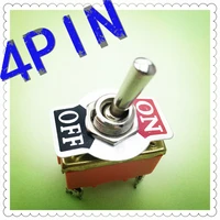 1pcslot e ten1221 4 pin spst 4 terminal g108 on off 15a 250v toggle switch good quality free shipping russia